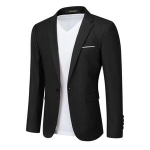 NEW Men's Suit Jacket 1 Button Slim Fit Sport Coat Blazer 2x